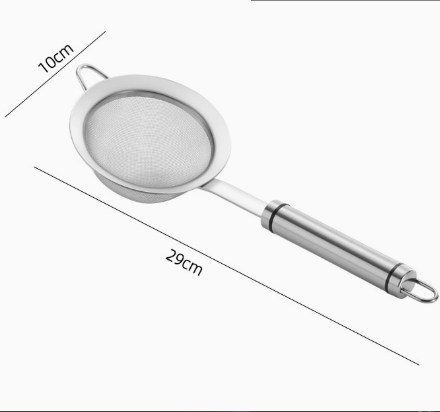 304 Stainless Steel Fine Mesh Strainer with Wooden Handle