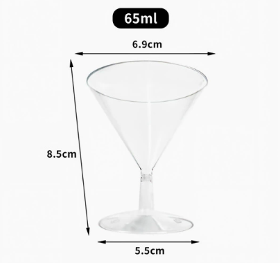 Disposable Ice Cream Cups, Single-Use Dessert Cups