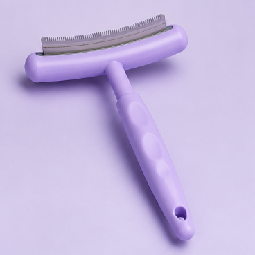 Pet Comb Deshedding Tool – Curved Dog Brush Cat Grooming Undercoat Rake Remover
