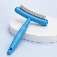 Pet Comb Deshedding Tool – Curved Dog Brush Cat Grooming Undercoat Rake Remover