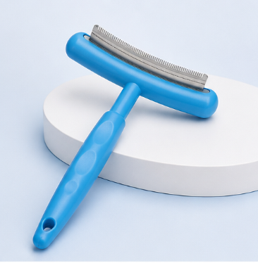 Pet Comb Deshedding Tool – Curved Dog Brush Cat Grooming Undercoat Rake Remover