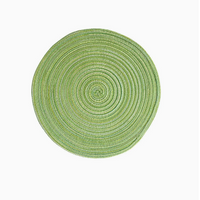 Round Linen Blend Placemat & Coaster 30cm