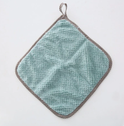 Hanging Double-Sided Cleaning Cloth Pineapple Texture Kitchen