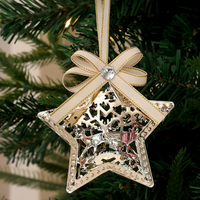 Rustic Star Christmas Tree Ornament