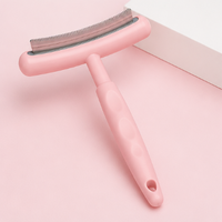Pet Comb Deshedding Tool – Curved Dog Brush Cat Grooming Undercoat Rake Remover