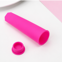 10 Colors Silicone Popsicle Molds with Lids Handheld DIY Ice Pop Maker for Freezer