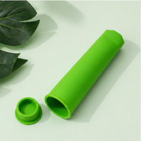 10 Colors Silicone Popsicle Molds with Lids Handheld DIY Ice Pop Maker for Freezer