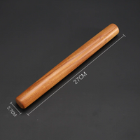 Huanghuali Wood Rolling Pin, Solid Wood Dough Roller