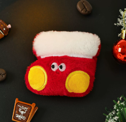 Cute Plush Christmas Fridge Magnet Santa Snowman Reindeer Tree Holiday Refrigerator Decoration