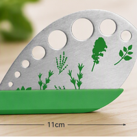 Multi-Function Stainless Steel Herb Stripper with Hole Herb Leaf Remover Kitchen Tool