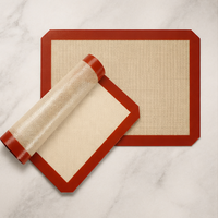 Silicone Macaron Mat – Non Stick Fiberglass Oven Liner with Ears for Bread Transfer