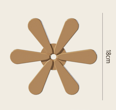 Flower Shaped Silicone Coaster Heat Resistant Non Slip Cup Mat