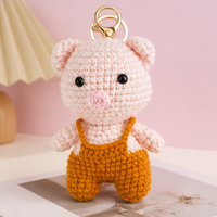 Handcrafted DIY Yarn Knitted Animal Doll Crochet Plush Toy Handmade Gift Decor