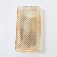 Rectangular Glass Cake Serving Plate