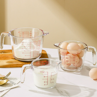 500ml Heat Resistant Glass Measuring Cup with Measurement Markings