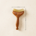 Natural Wood Facial Gua Sha Massage Tool Horn Shape Acupressure Scraper