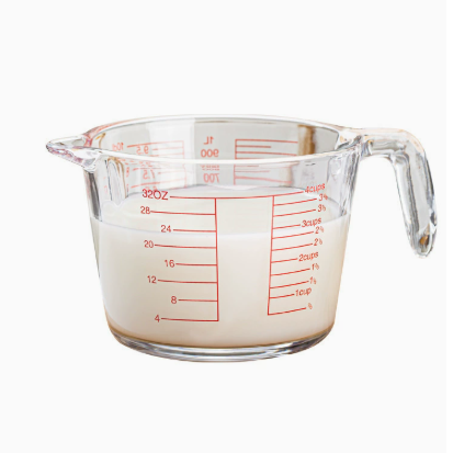 500ml Heat Resistant Glass Measuring Cup with Measurement Markings