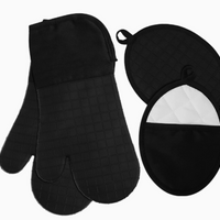 4-Piece Silicone Heat Resistant Oven Glove Set