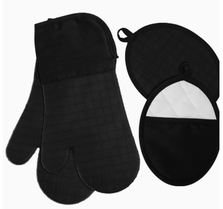 4-Piece Silicone Heat Resistant Oven Glove Set