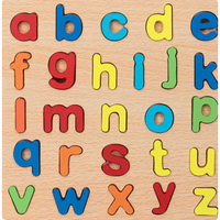 Wooden Uppercase and Lowercase Letter Board Game