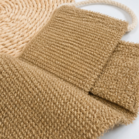 Natural Jute Hemp Bath Scrub Towel Body Exfoliating Washcloth Back Scrubber Dead Skin Remover