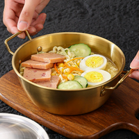 Stainless Steel Mini Cooking Pot with Double Handles
