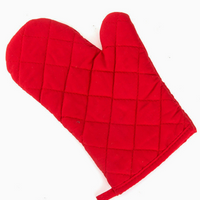 Solid Color Heat Resistant Oven Mitt