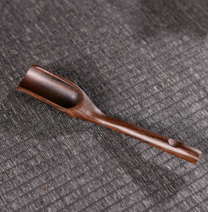 Walnut Wood Tea Tongs and Tea Spoon