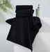 Black Microfiber Towel, Soft Quick Dry Absorbent Cleaning Cloth