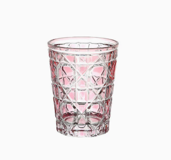 Decorative Textured Water Cup for Home