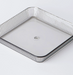 Square Glass Snack Serving Plate