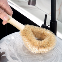Long Handle Hanging Dish Scrub Brush for Pots and Kitchen Cleaning