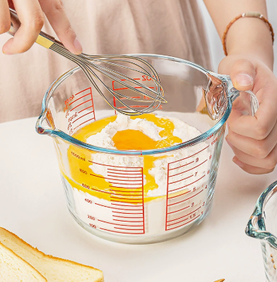 500ml Heat Resistant Glass Measuring Cup with Measurement Markings