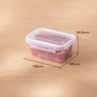Airtight Food Storage Container with Single Buckle Lid Refrigerator Organizer Box