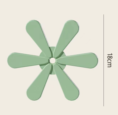 Flower Shaped Silicone Coaster Heat Resistant Non Slip Cup Mat