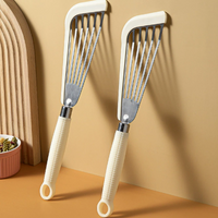 Stainless Steel Fish Spatula with Silicone Handle for Frying and Cooking