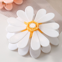 Magnetic Daisy Flower Bag Clips Decorative Food Storage Sealing Clips for Kitchen