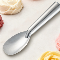 Aluminum Ice Cream Scoop, One Piece Metal Gelato Spoon