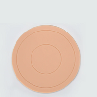 Round Silicone Heat Resistant Trivet Mat, Non-Slip Pot Holder