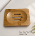 Natural Bamboo Soap Box – Reusable Wooden Soap Dish Holder with Drainage