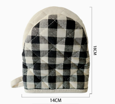 Plaid Heat Resistant Oven Mitt Kitchen Cooking Glove