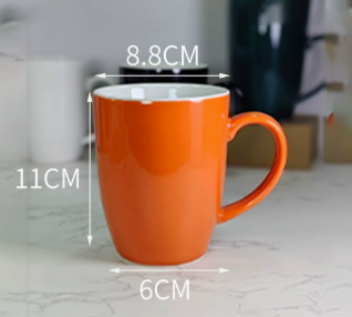 Solid Color Ceramic Coffee Mug
