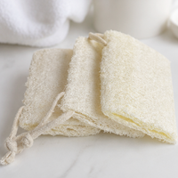 Natural Loofah Scouring Pad – Compressed Loofah Scrubber for Dish Washing